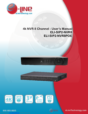 E-line ELI-SIP2-NVR8POE User Manual