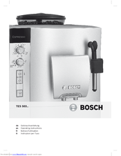 Bosch TES50358DE Operating Instructions Manual