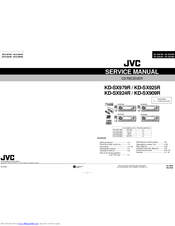 JVC KD-SX979R Service Manual
