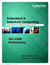 Lanner LEC-2280E User Manual