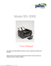 Paitec ES-2000 User Manual