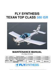 Fly Synthesis Texan top class 580 ISR Maintenance Manual