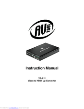 AV TOOL VS-612 Instruction Manual