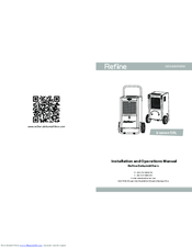 Refine Iromen 50L Installation And Operation Manual