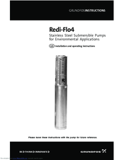 Grundfos Redi-Flo4 Installation And Operating Instructions Manual
