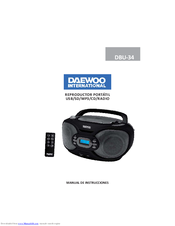 Daewoo DBU-34 User Manual