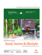 Wood Stone MOUNTAIN HOME WS-MH-6-W Installation And Operation Manual