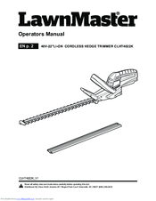 LawnMaster CLHT4022K Operator's Manual