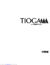 Fleetwood Tioga 1996 Owner's Manual