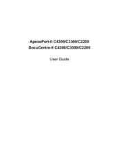 Fuji Xerox DocuCentre-II C2200 User Manual