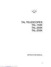 NPZ TAL-150K Instruction Manual