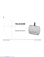 Building Technologies TEL50.GSM General Instructions Manual