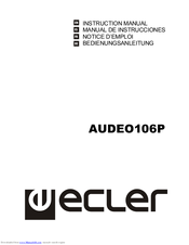 Ecler AUDEO 106P Instruction Manual