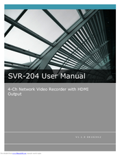 Seenergy SVR-204 User Manual