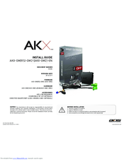 AKX AKX-RS-GM2-EN Install Manual