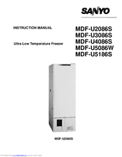 Sanyo MDF-U2086S Instruction Manual