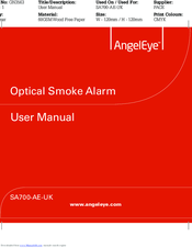 AngelEye SA700-AE-UK User Manual