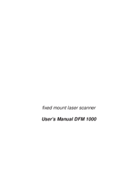 Opticon DFM 1000 User Manual