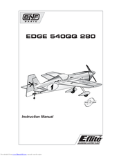 E-FLITE EDGE 540QQ 280 Instruction Manual