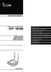Icom AP-90M Instruction Manual