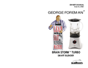 George Foreman BRAIN STORM TURBO GFSB1 Owner's Manual