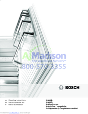 Bosch B36BT series Operating Instructions Manual