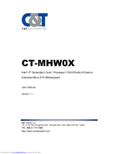 C&T Solution CT-MHW0X User Manual