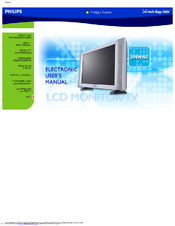 Philips 300WN5 Electronic User's Manual