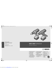 Bosch GSB Professional Original Instructions Manual