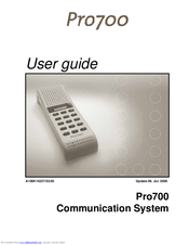 Stentofon Pro700 User Manual