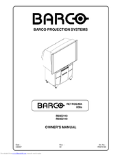Barco R9002119 Owner's Manual