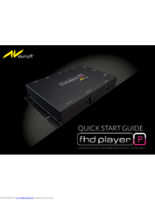 AVstumpfl fhd player P Quick Start Manual