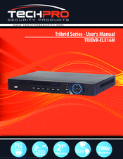Tech Pro Tribrid Series TRIDVR-ELE16M User Manual