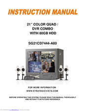 Strategic Victa SG21CD7444-A80 Instruction Manual