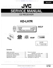 JVC KD-LH7R Service Manual