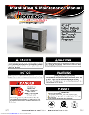 Montigo R324-ST Installation & Maintenance Manual