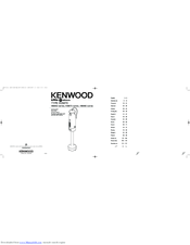 Kenwood kMix triblade HB850 series Instructions Manual