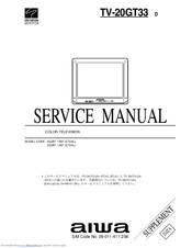 Aiwa TV-20GT33 Service Manual