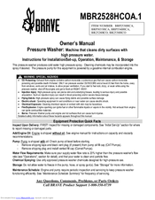Brave MBR2528HCOA.1 Owner's Manual