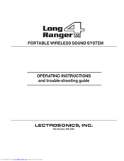 Lectronics LongRanger4 Operating Instructions Manual