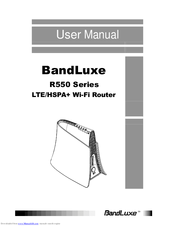 BandLuxe R550 Series User Manual