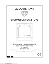 Acquisitions BLOOMSBURY Installation, User And Service Manual