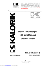 Kalorik USK GRB 32231 S Operating Instructions Manual