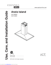Essentials Anzio Island ZAZ-E42BS Use, Care And Installation Manual