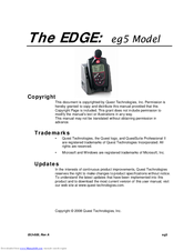 Quest Engineering The EDGE eg5 User Manual