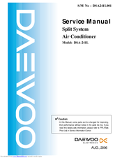 Daewoo DSA-241L Service Manual