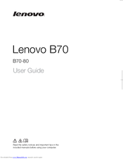 Lenovo B70 User Manual