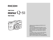 Ricoh Pentax Q-S1 Start Manual