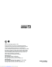 Inter-m PX-6116 Operation Manual