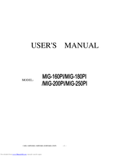 youli MIG-180PI User Manual